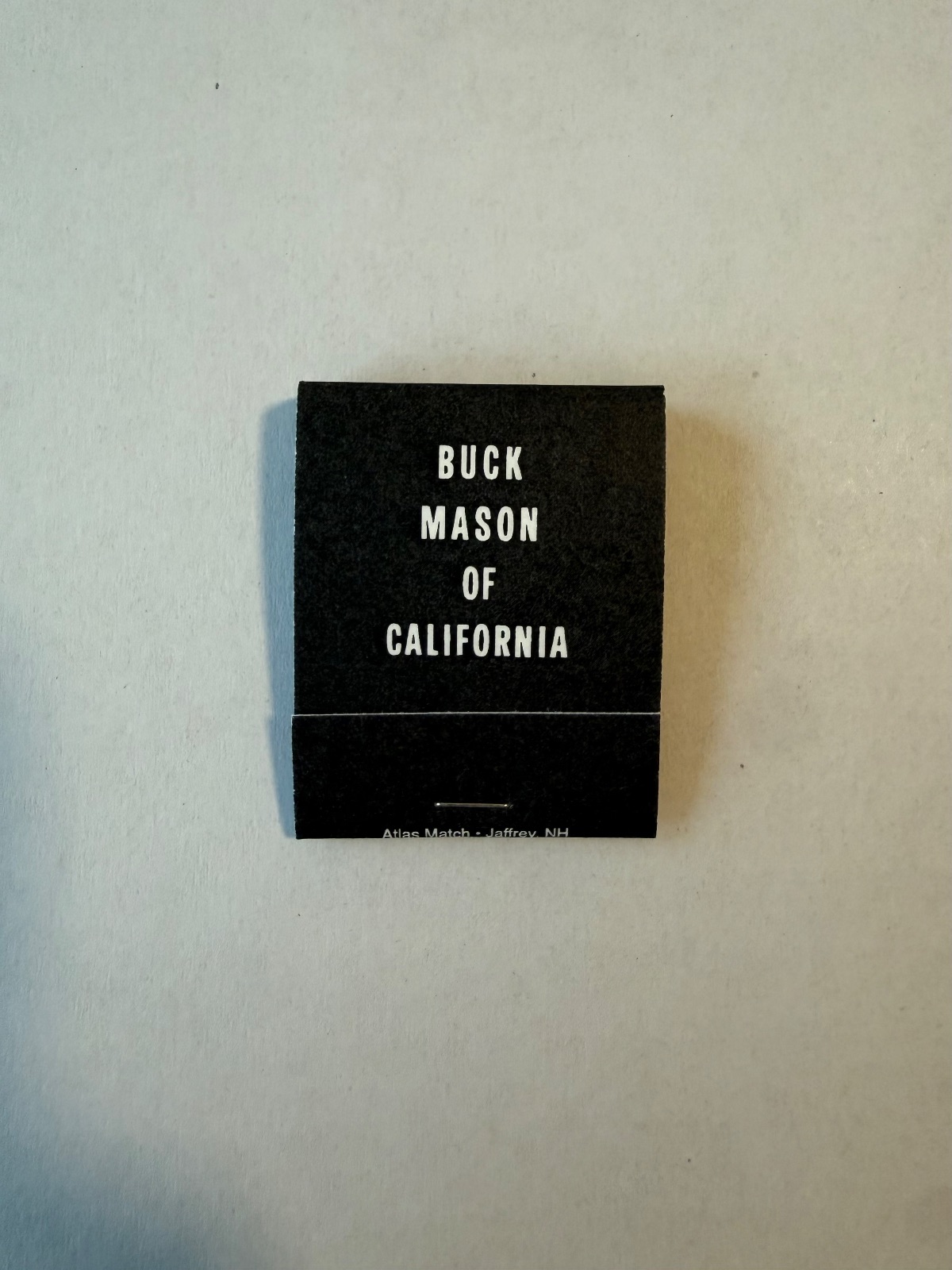 Matchbook from Buck Mason