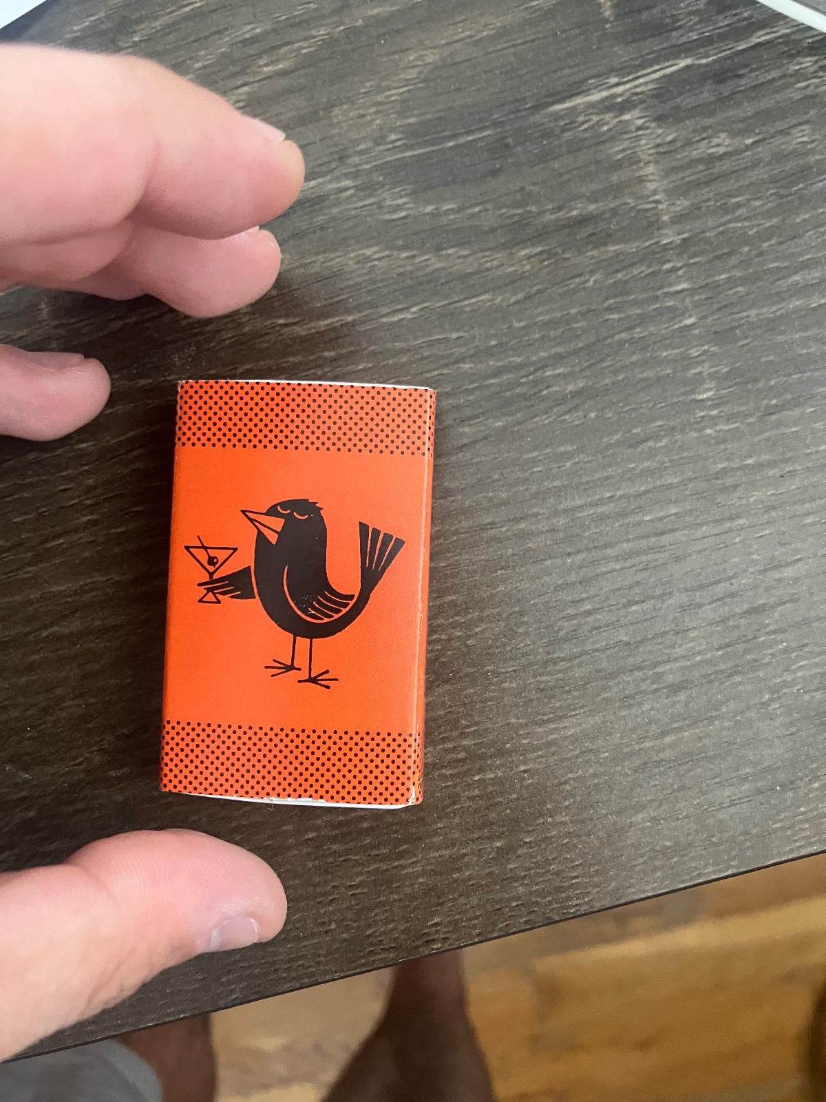 Matchbook from The Wren