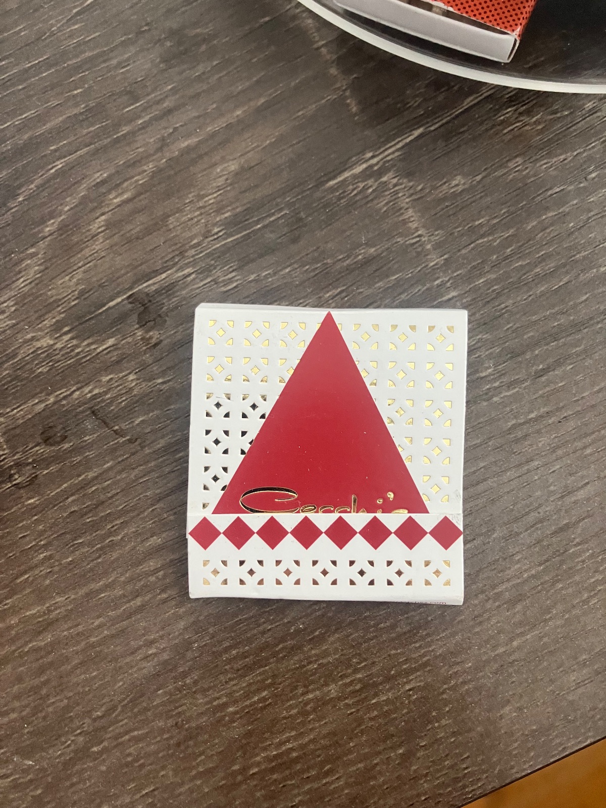 Matchbook from Cecchi's