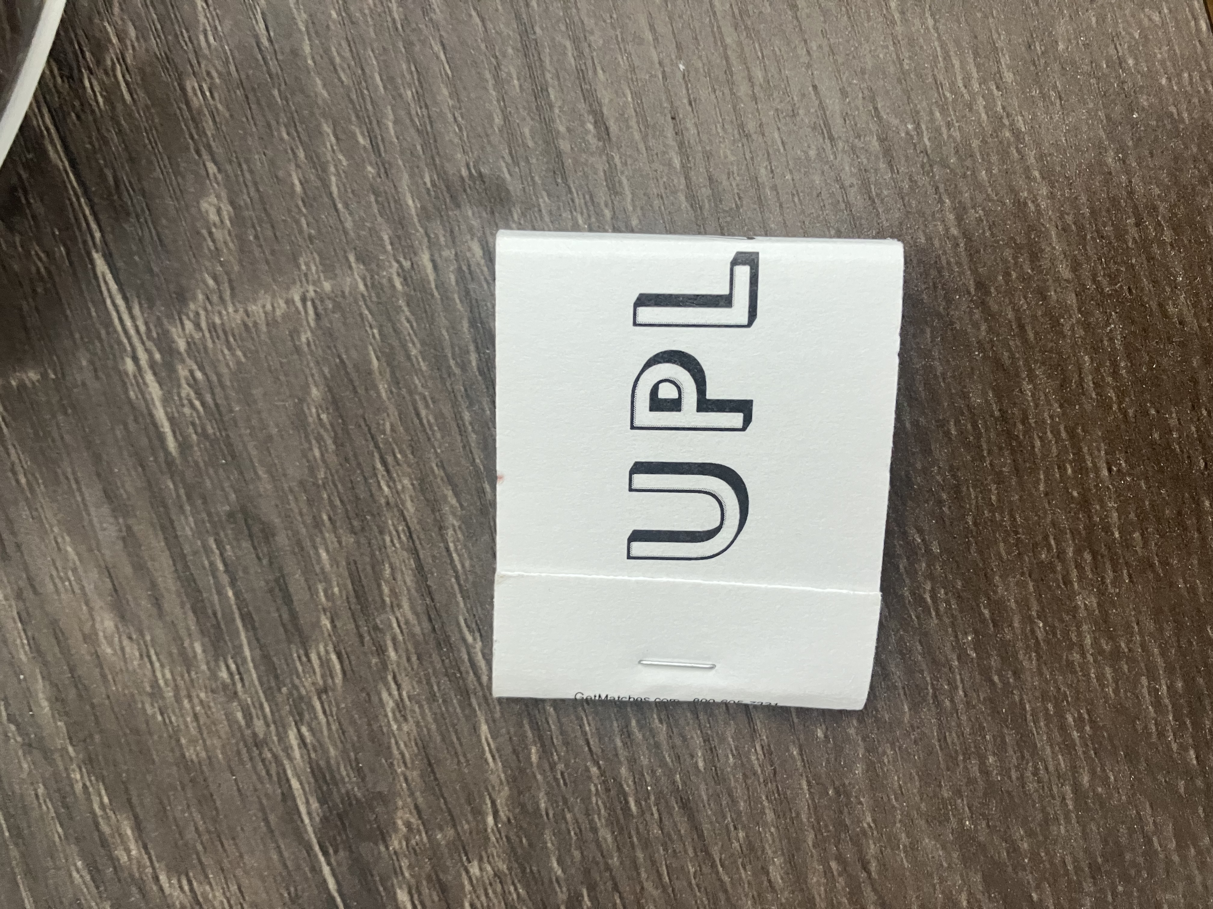 Matchbook from Upland