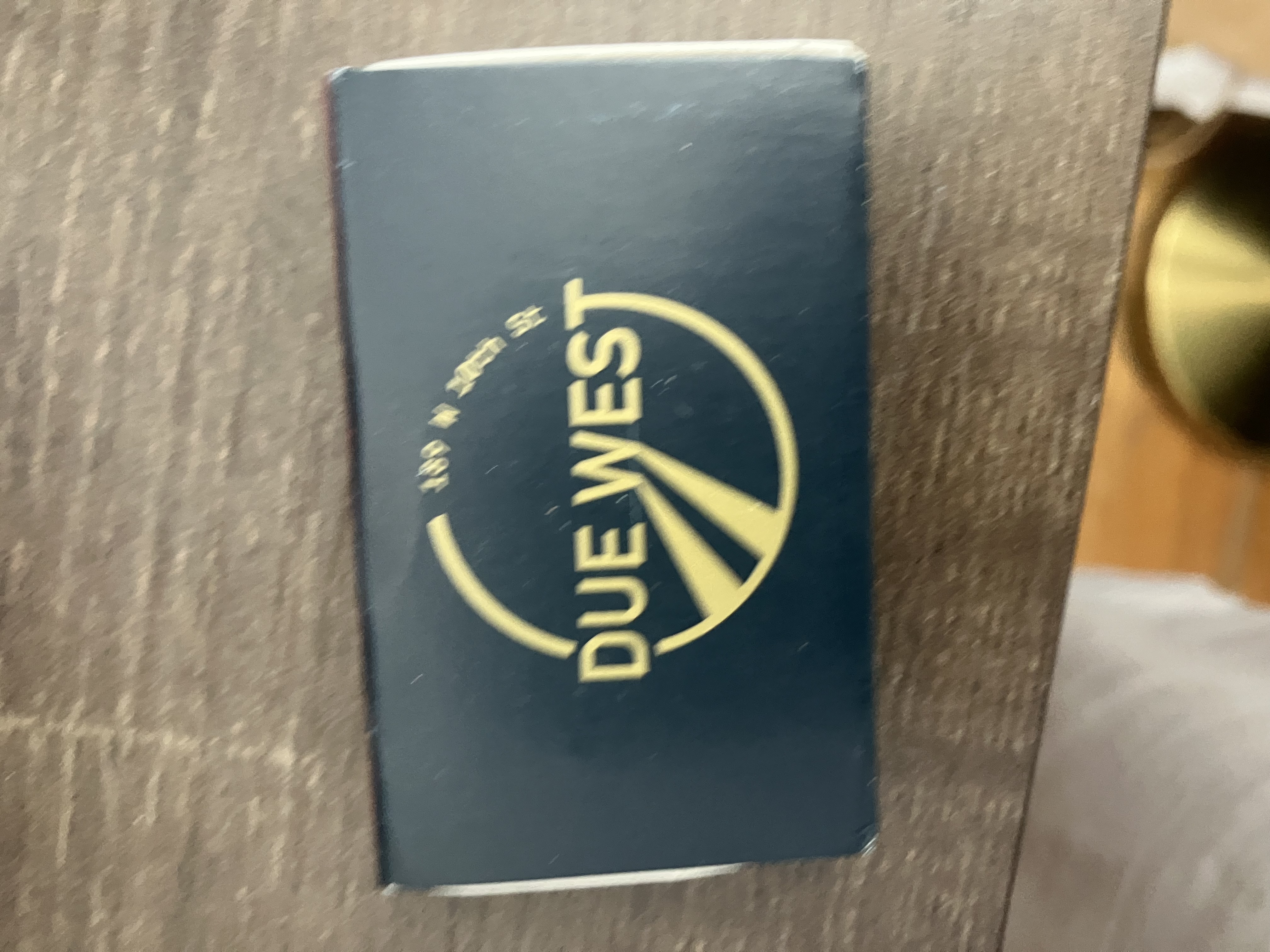 Matchbook from Due West