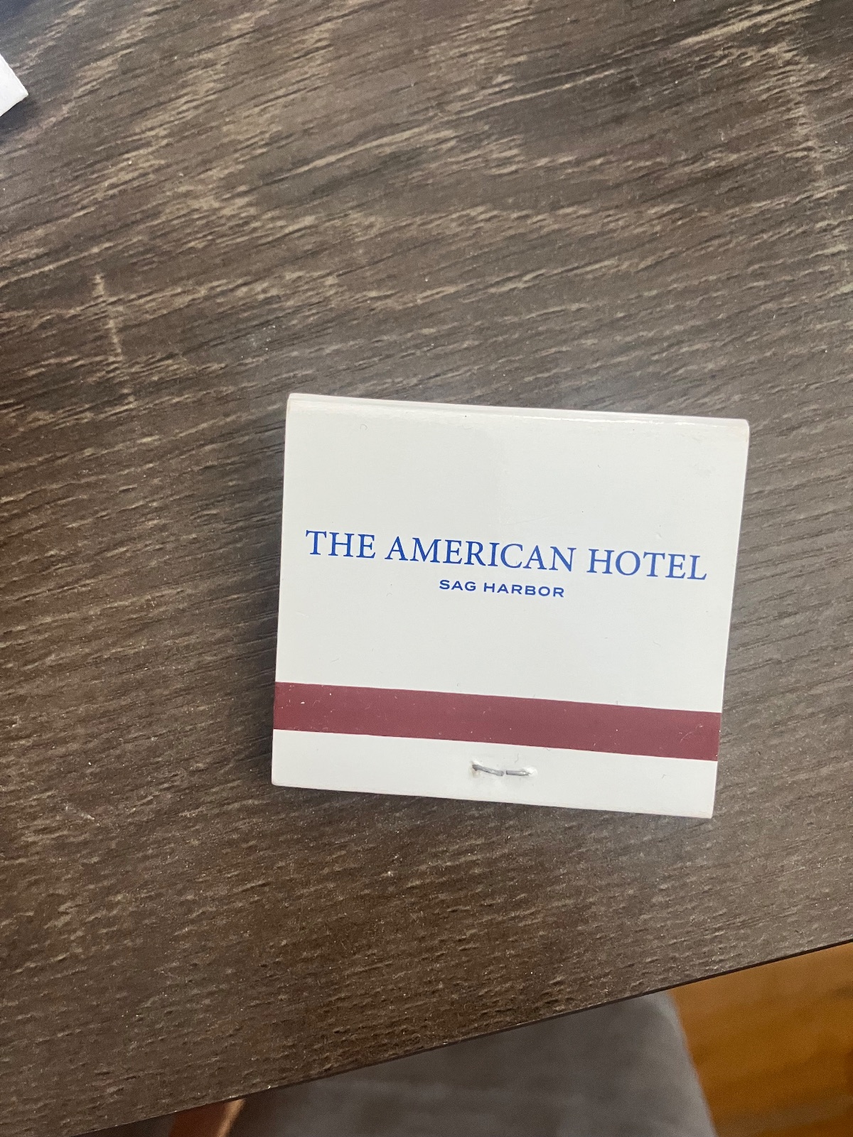 Matchbook from The American Hotel
