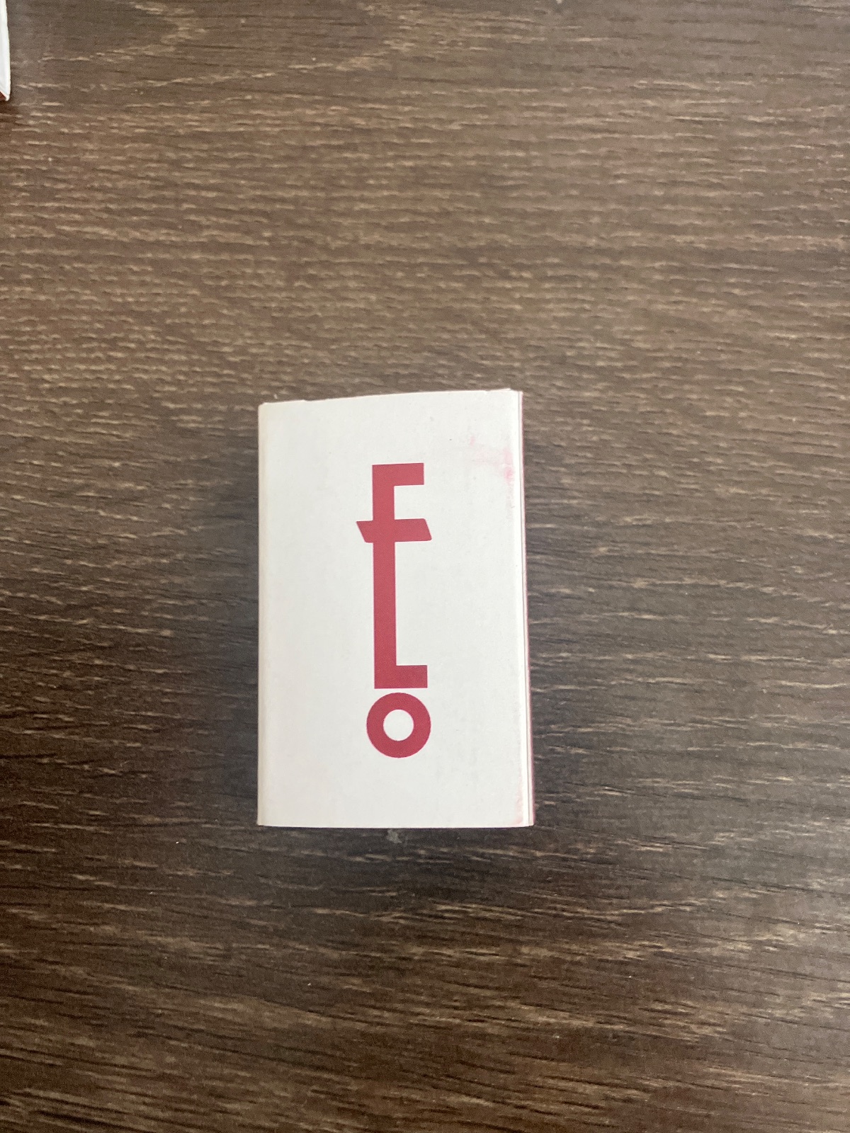 Matchbook from Employees Only