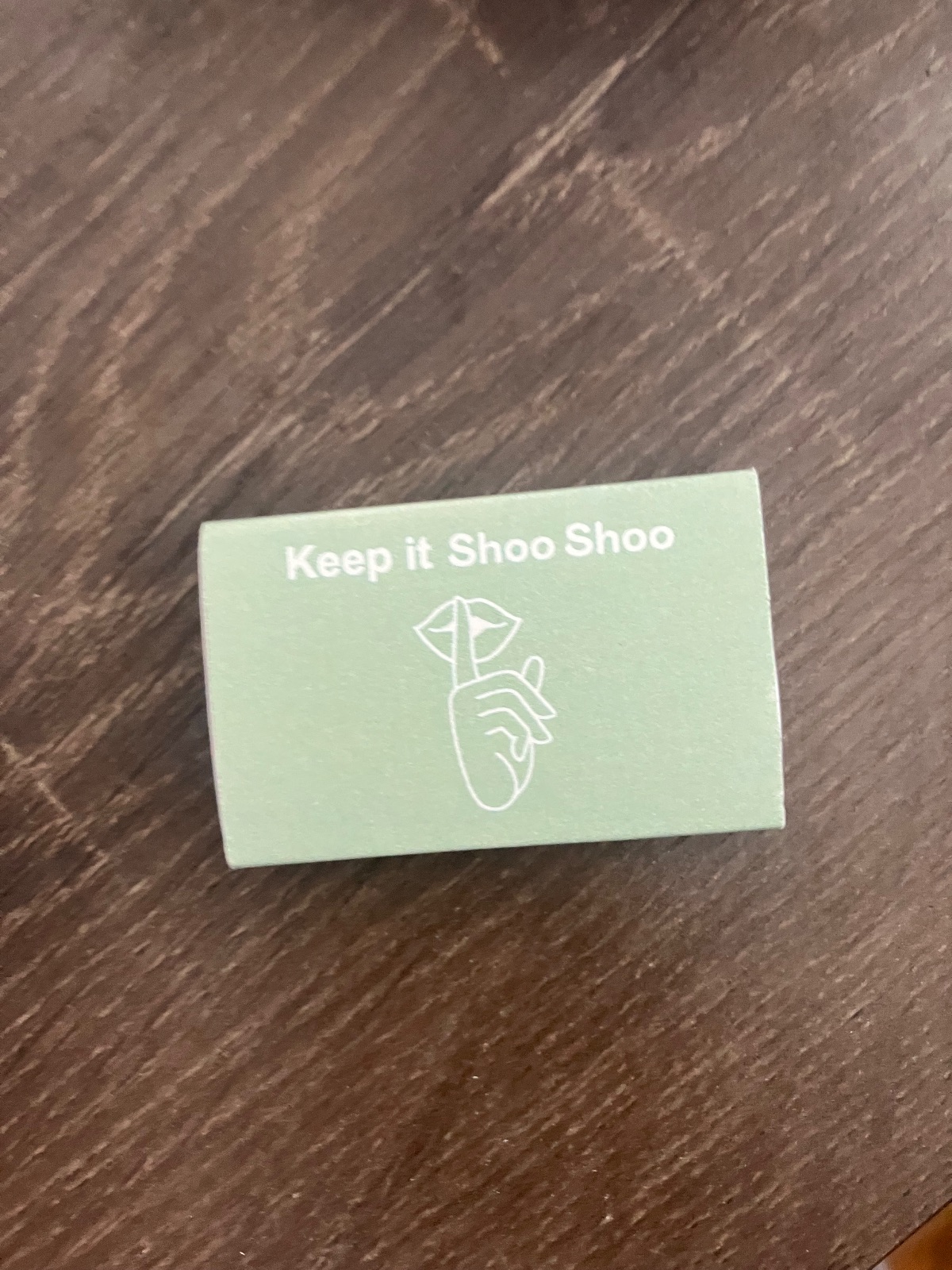 Matchbook from Shoo Shoo Nolita