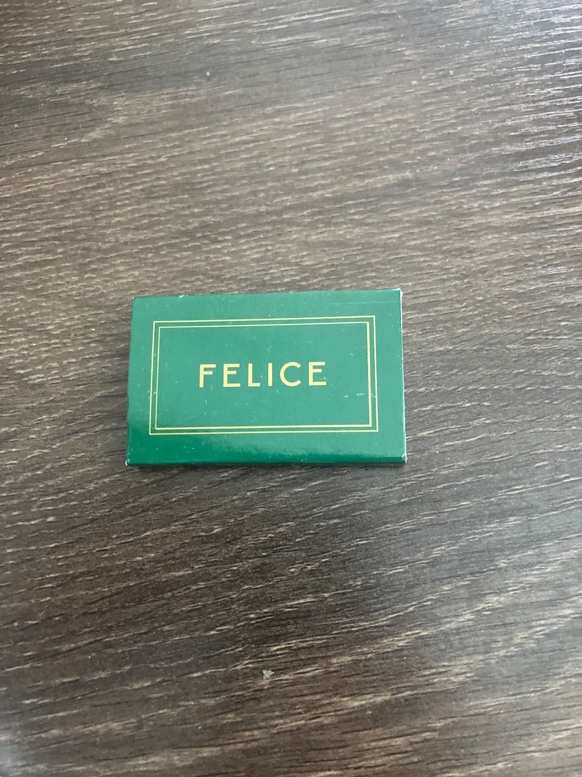 Matchbook from Felice 64