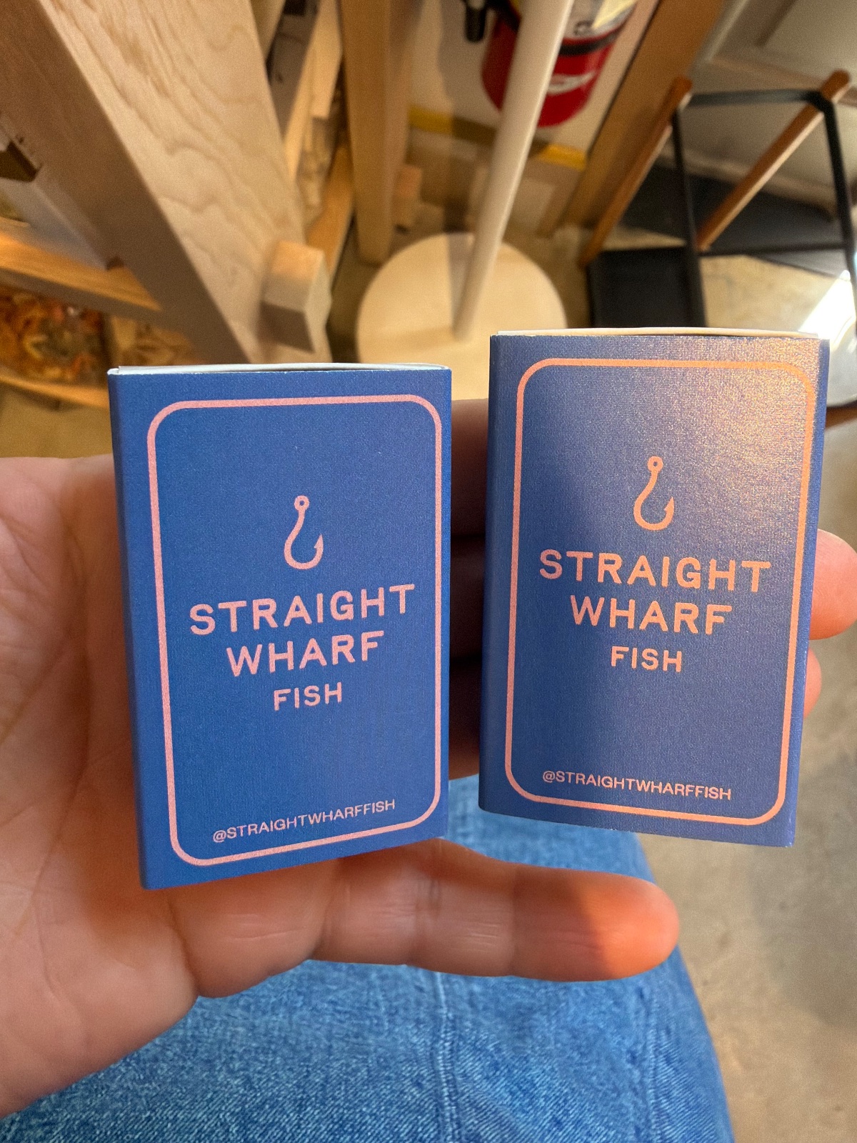 Matchbook from Straight Wharf