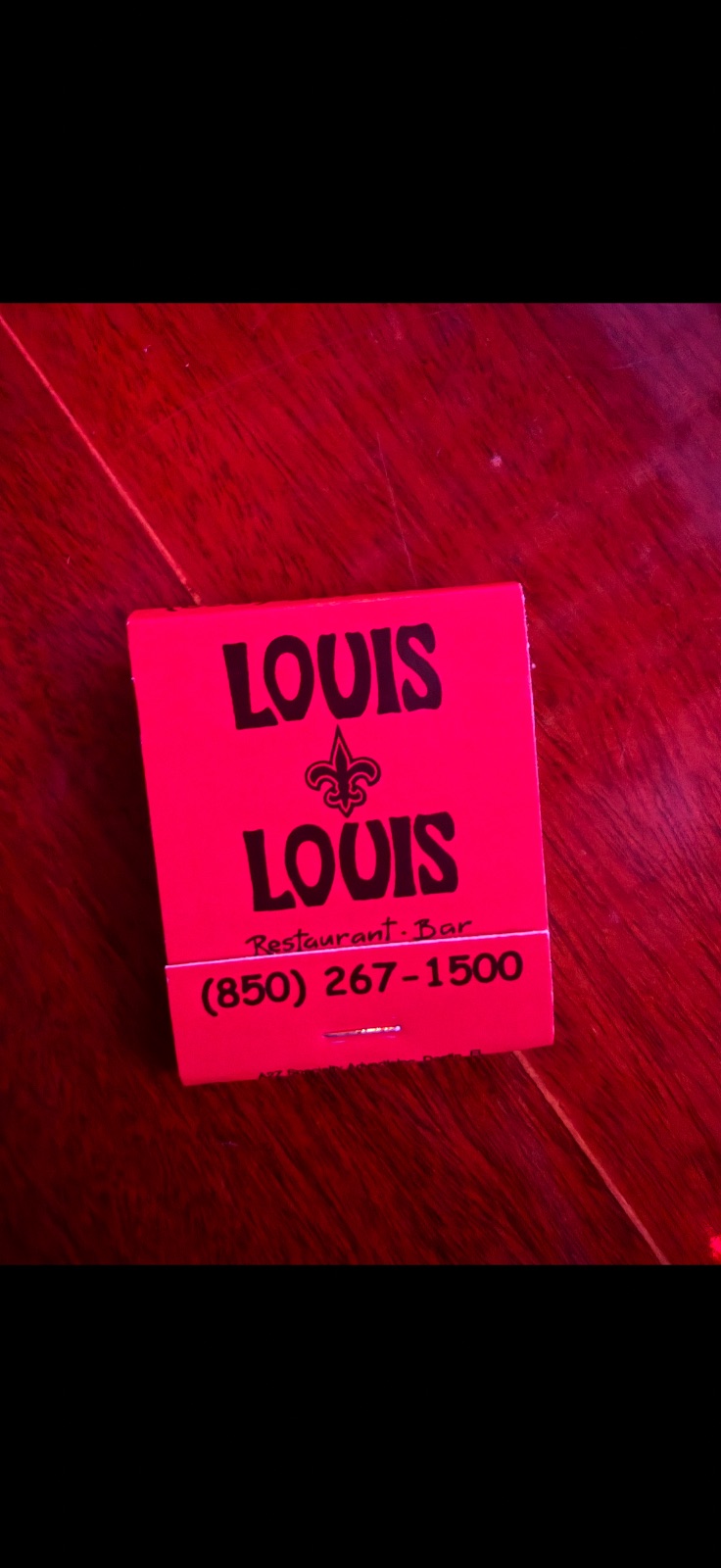 Matchbook from Louis Louis